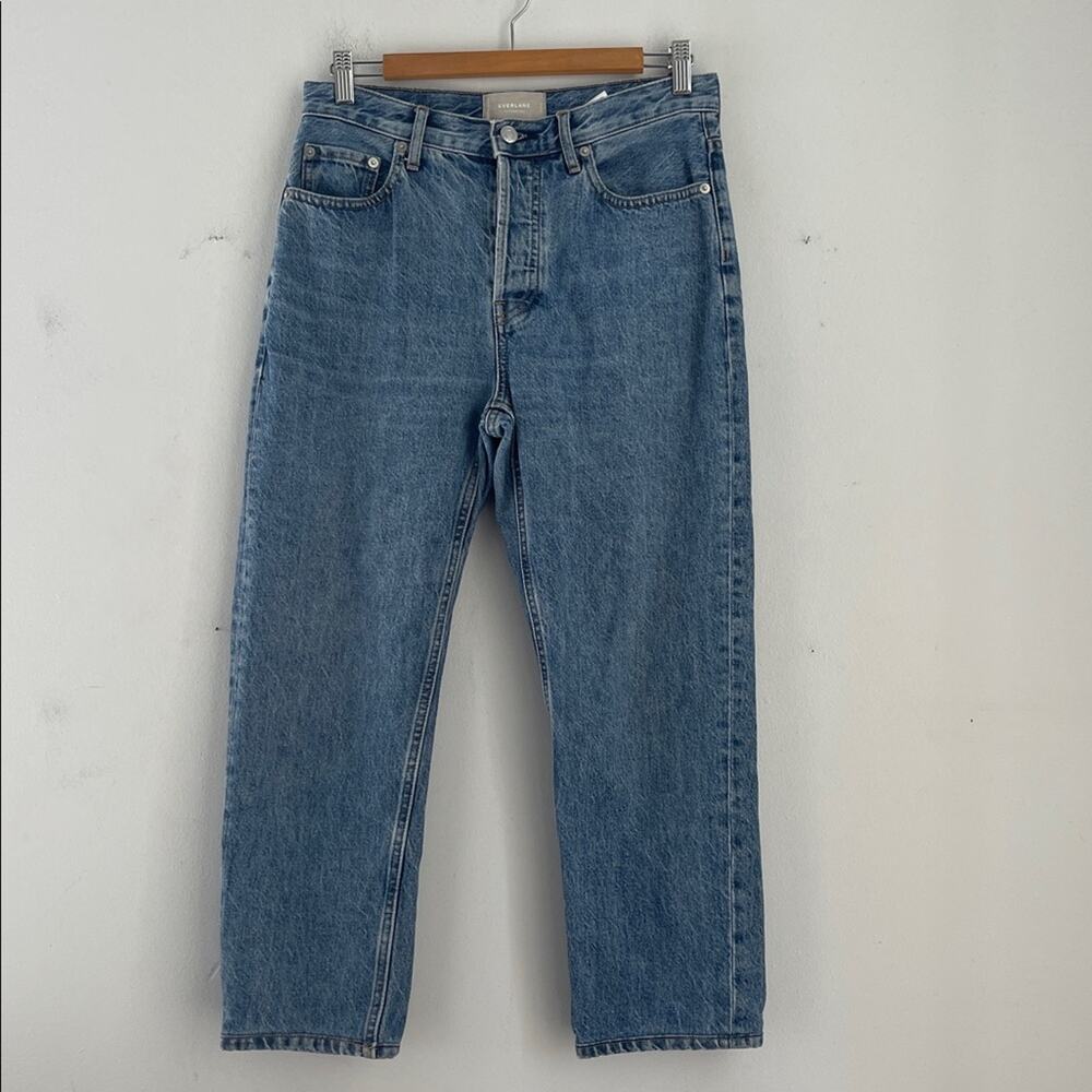 Everlane The Cheeky Jean button fly loose fit cropped jeans sz 27